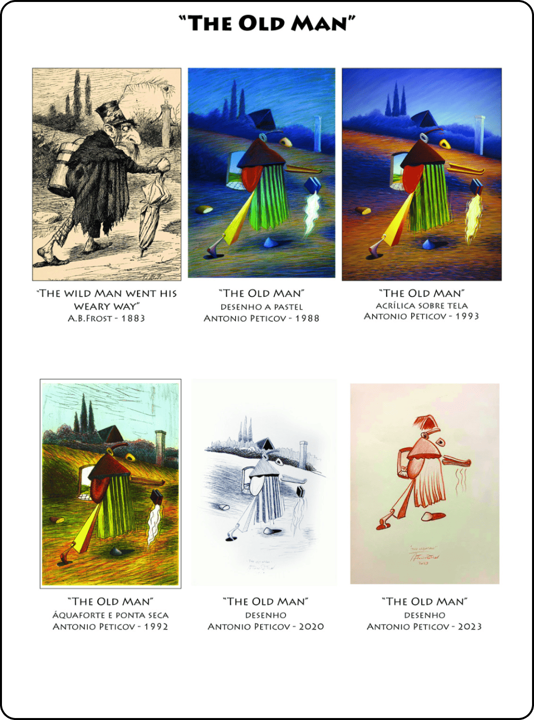 Obra The Old Man de Antonio Peticov